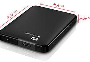 هارد اکسترنال وسترن دیجیتال مدل Elements ظرفیت 1 ترابایت