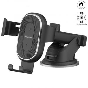 پایه نگهدارنده و شارژر بی سیم گوشی موبایل پرووان مدل PHD01
