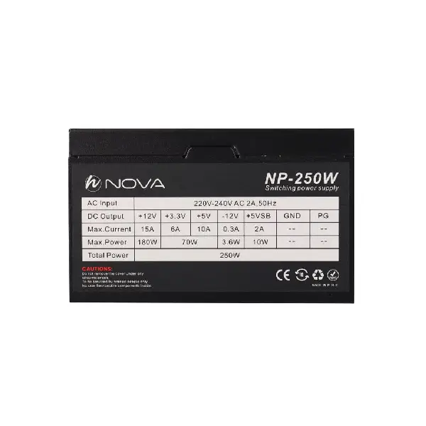 منبع تغذیه نوا مدل NP-250 منبع تغذیه نوا مدل NP-250