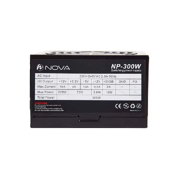 منبع تغذیه نوا مدل NP-300W منبع تغذیه نوا مدل NP-300W